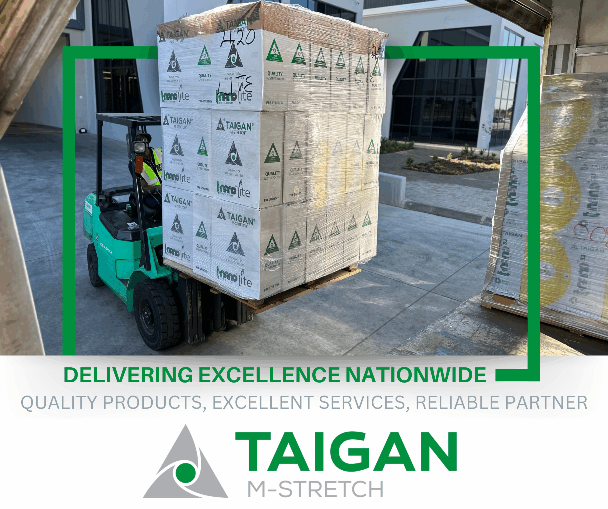 Packaging Suppliers | South Africa | Taigan Stretch Film Manufacturers